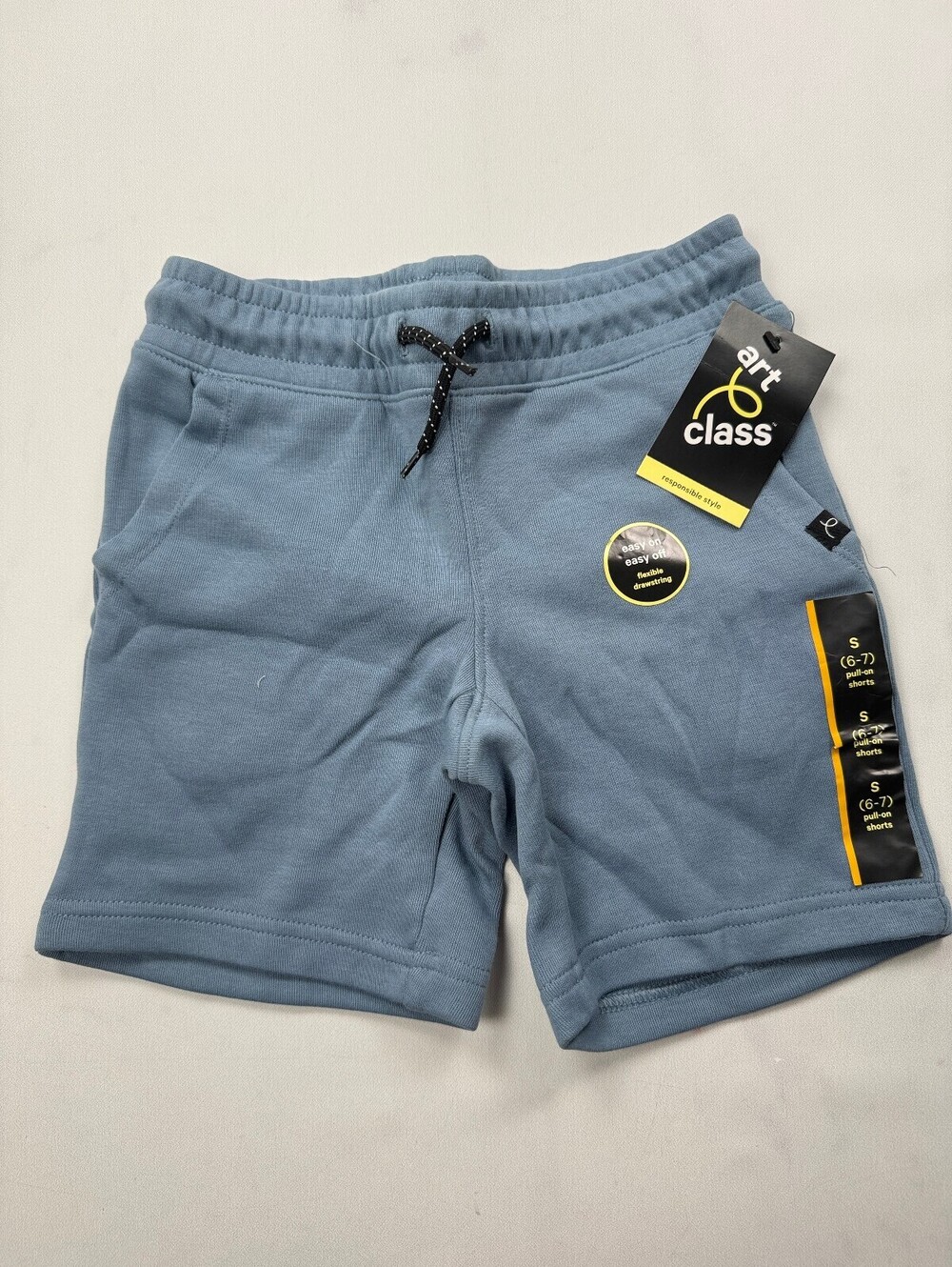 Art Class Athletic Shorts Blue 2010s Adjustable - Boys S